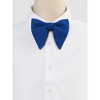 Allegra K Men's Pre-tied Solid Color Formal Party Prom Velvet Bow Ties One Size - 2 of 4