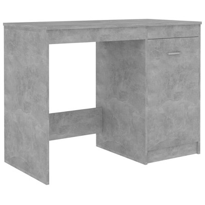 vidaXL Desk Concrete Gray 39.4"x19.7"x29.9" Engineered Wood