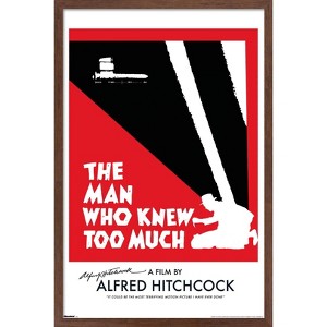 Trends International Alfred Hitchcock - The Man Who Knew Too Much (1954) Framed Wall Poster Prints - 1 of 4