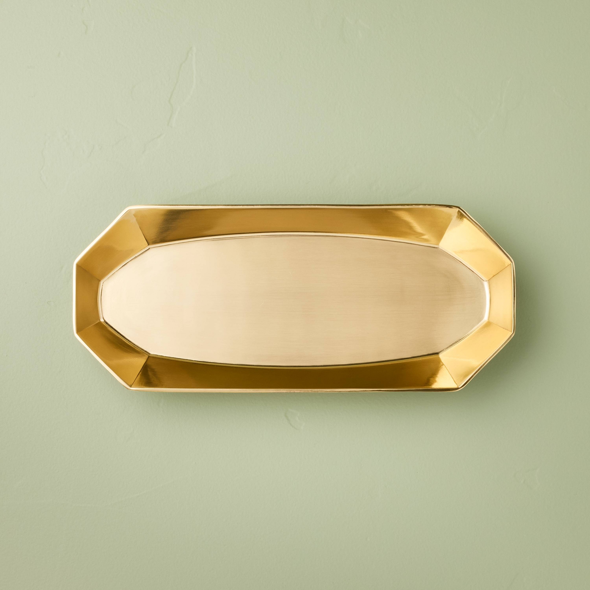 14" Brass Cast Tray - Hearth & Hand™ with Magnolia