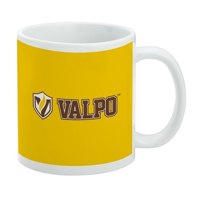 Valparaiso University Secondary Logo Ceramic Coffee Mug Novelty Gift Mugs for Coffee Tea and Hot Drinks 11oz White