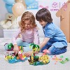Hogokids 657pcs Beach House Building Set, 4 in-1 Girls Building Blocks Sets Toys Summer Tree House Beach Villa for Kids Ages 6+ - 2 of 4