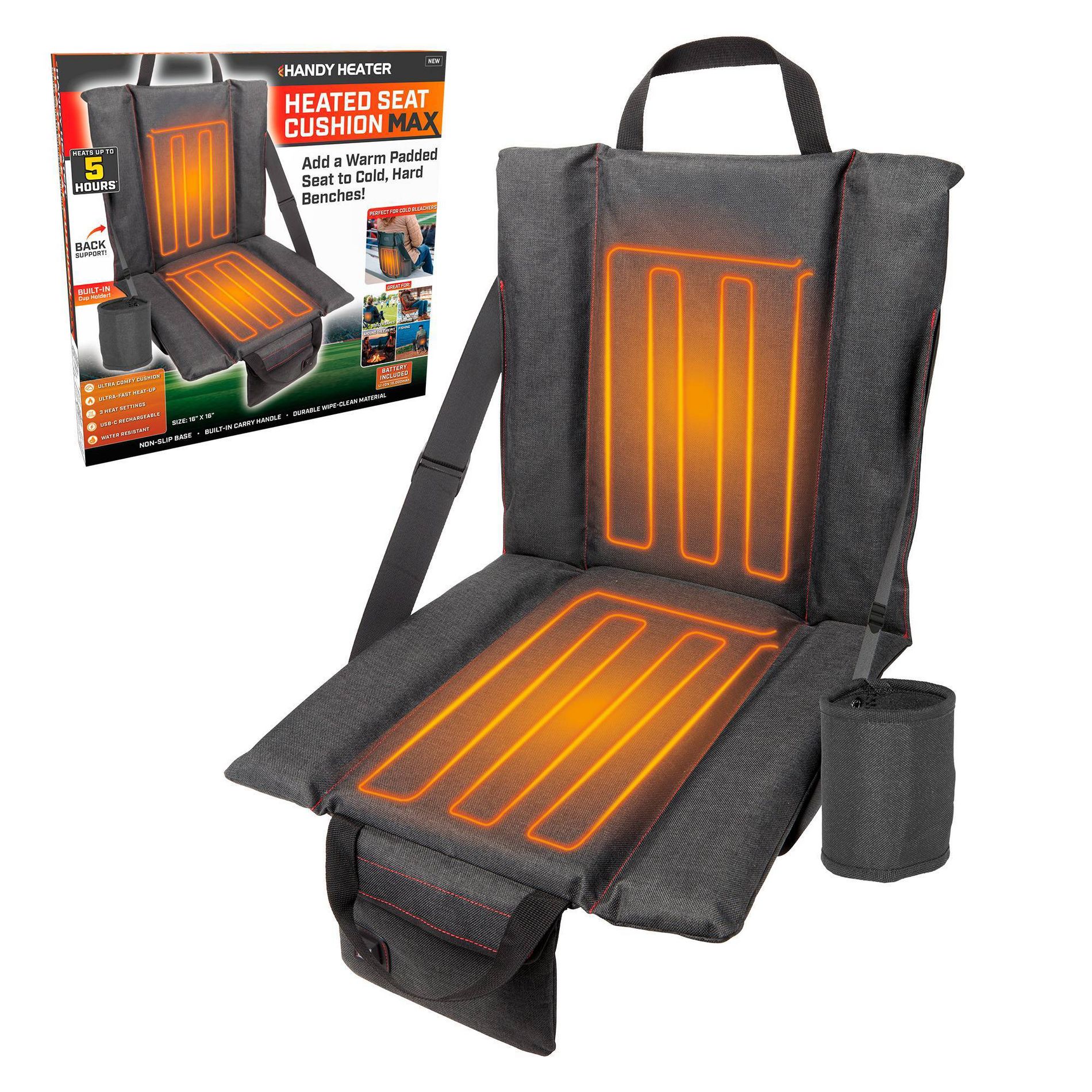 Handy Heater Heated Seat Cushion Max