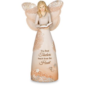 Pavilion Gift Company - Teacher - 6" Angel Holding Book - Decorative Objects - 1 of 4