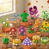 Hogokids 1314PCS Flower Succulents Botanical Collection Home Office Décor Block Toy for Adults and Kids - 3 of 4