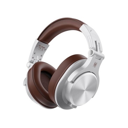 Oneodio A70 Fusion Over Ear 50 Hour Playtime Bluetooth Wired & Wireless  Studio Dj Gamer Headphones With Padded Ear Cups And Jack Lock, Silver :  Target