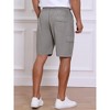 INSPIRE CHIC Men's Cotton Zipper Pockets Hiking Camping Cargo Shorts - 3 of 4