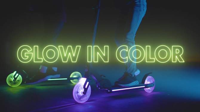 Yvolution Neon Flash 2 Wheel Kids&#39; Kick Scooter with LED Lights, 2 of 11, play video