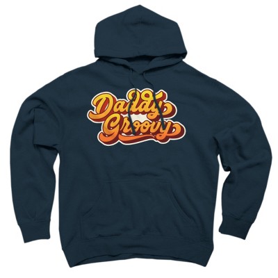 Adult Design By Humans Retro Vintage Daddys Groovy By AmberDawn888 Pullover Hoodie