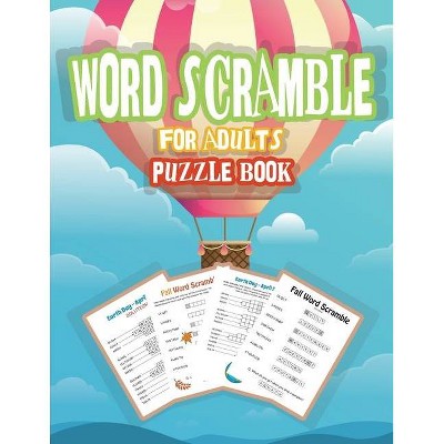 Word Scramble Puzzle Book for Adults - by  C Smith (Paperback)