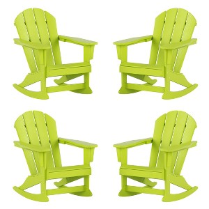 WestinTrends  Outdoor Patio Porch Rocking Adirondack Chair - 1 of 4