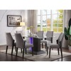 21" Seat Height Fabric Armless Side Chair with Foam-Filled Medium-Firm Cushion (Set of 2) - 2 of 4