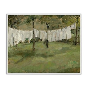 Stupell Industries Abstract Country Clothesline Scene Framed Giclee Art - 1 of 4