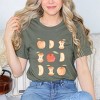 Simply Sage Market Watercolor Apple Chart shirt design Short Sleeve Tee - 2 of 4