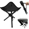 Ridstar 14.6-inch Portable Outdoor Folding Chair for Camping, Fishing, Hiking, Gardening and Backyard Painting-Black - 4 of 4