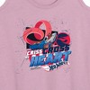 Women's - Hot Wheels - Criss Cross Heart Graphic Racerback Tank - 2 of 4