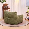 Airsurfer Large Olive Green Bean Bag Chair Comfortable Plush Bean Bag Chair Casual Seating for Living Room Relaxation - 4 of 4