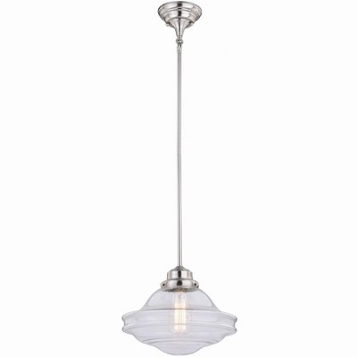 Vaxcel Huntley 1 - Light Pendant in  Satin Nickel