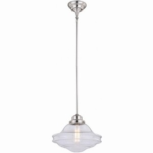 Vaxcel Huntley 1 - Light Pendant in  Satin Nickel - 1 of 4