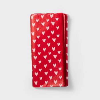 8x2.5' Foil Hearts Gift Wrapping Paper Pink - Spritz™ : Target
