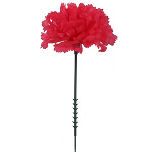 Floral Home 5" Stem Long Fuchsia Carnation Pick - 100-Piece - 1 of 4