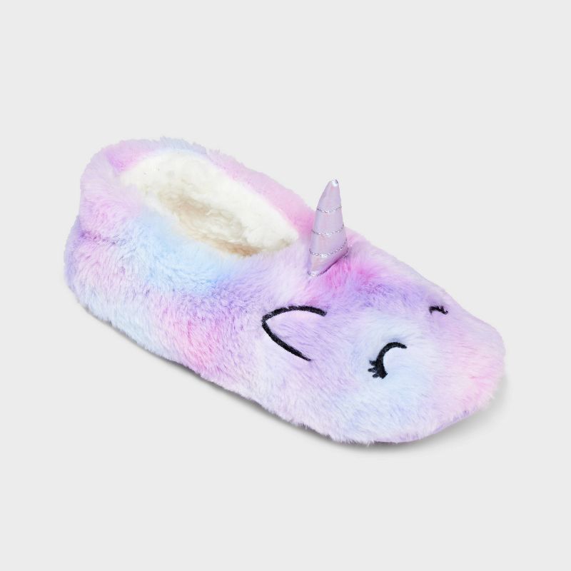 Kids' Unicorn Slipper Socks - Cat & Jack™ , 1 of 5