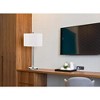 Cal Lighting 100W Metal Night Stand Lamp With 2 USB And 2 Power Outlets, On Off Rocker Base Switch - 2 of 3