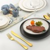 BRINJOY 40-Piece Titanium Gold Flatware Set - 8-Person Stainless Steel Cutlery Set with Mirror Polish, Dishwasher Safe Luxury Utensils - 4 of 4