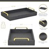 Cheung's Canter Isle Linen Tray - Dark Gray - 3 of 4