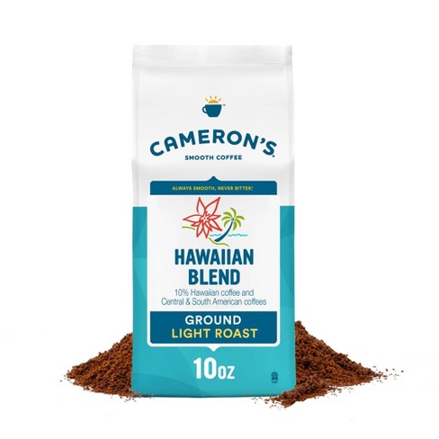 Cameron's Hawaiian Blend Light Roast Ground Coffee - 10oz : Target