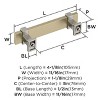 Amerock Overton Split Finish Cabinet or Drawer Pull - 2 of 3