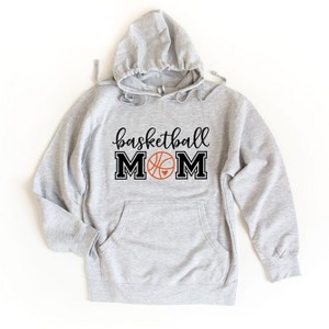 Simply Sage Market Women's Graphic Hoodie Basketball Mom With Ball - 1 of 2