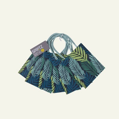 6ct Palm Leaves Print Treat Bag - Spritz™