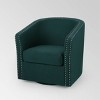 Maya Contemporary Swivel Chair - Christopher Knight Home - 2 of 4