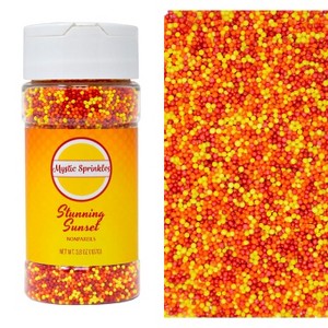 Mystic Sprinkles Stunning Sunset Nonpareils 3.8oz Bottle - 1 of 4