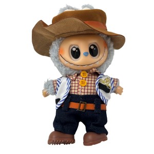 Hand Clapping Foot Stomping Outfit for 17.5 Labubu Dolls - 1 of 4