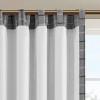 Boersma Windowpane Plaid Blackout Curtain Panel – Grey Fleece-Lined Window Drape for Living Room or Bedroom，Need 2 pieces to decorate - 4 of 4
