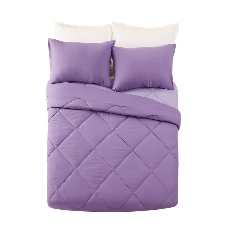 Iris Comforter Set Purple - Urban Playground, 3 of 10