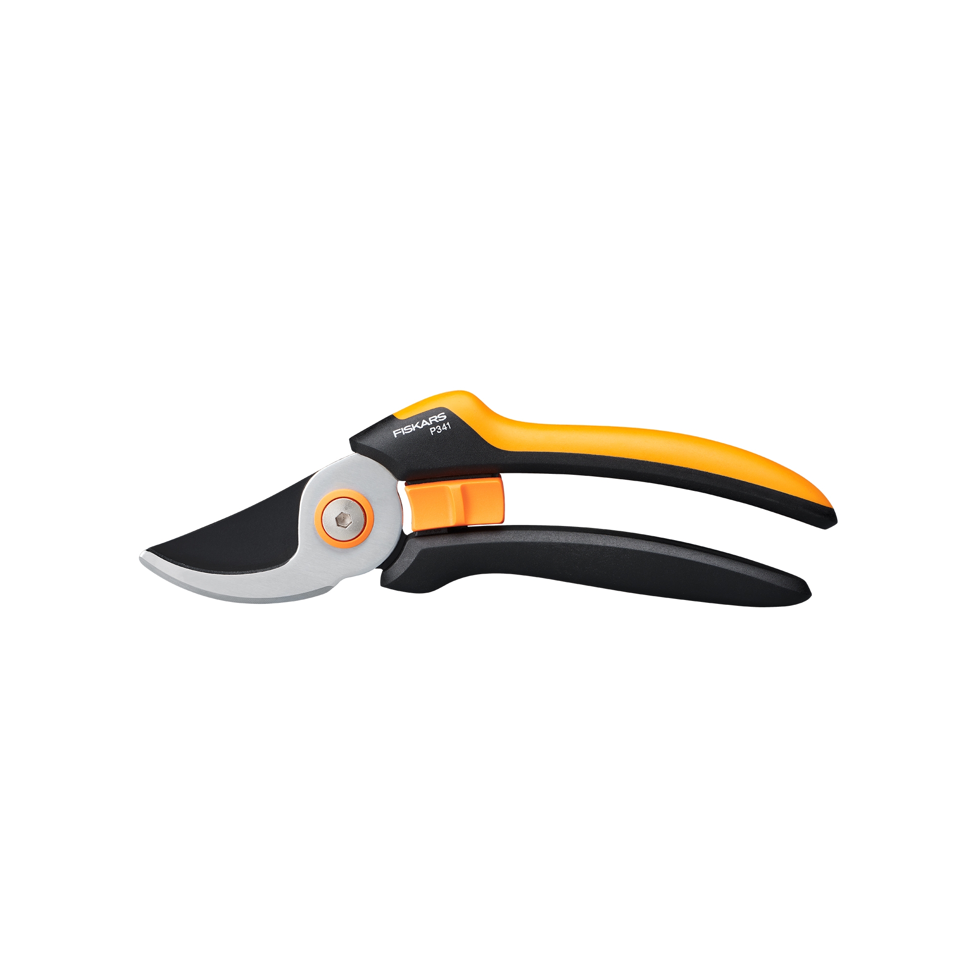 Fiskars P341 Bypass Pruner: Lightweight Garden Shears, FiberComp Handle, Softgrip, 10.5" Height