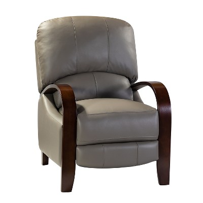 Alexandra Genuine Leather Manual Recliner | ARTFUL LIVING DESIGN