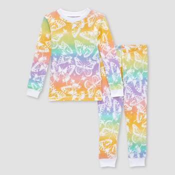 Burt's Bees Baby® Toddler Girls' 2pc Organic Cotton Tight Fit Pajama Set