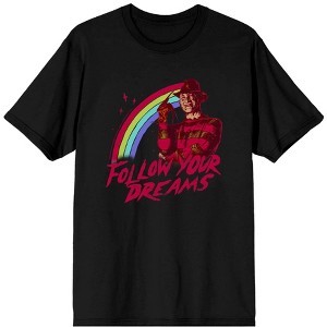 A Nightmare On Elm Street Follow Your Dreams Men's Short Sleeve Tee - 1 of 2