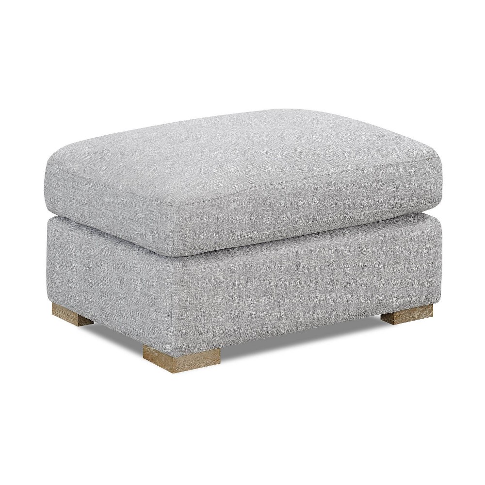Photos - Pouffe / Bench Ivins Ottoman Gray - New Heights