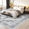 Abynow Medallion Floral Farmhouse Indoor Area Rug - 4 of 4