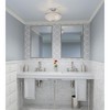 Quoizel Lighting Easton 3 - Light Semi-Flush Mount in  Polished Chrome - 2 of 4