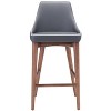 Zuo Moor Counter Stool Dark Gray - 2 of 4