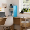 HOMLUX 2-Tier Cube Bookcase Compact Storage Shelf Organizer - 3 of 4