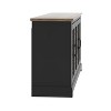 Galano Heron 59.1 in. 4 Door TV Stand Fits TV's up to 65 in. in Dusty Gray Oak, Ivory, Ivory with Knotty Oak, Black with Knotty Oak - 4 of 4