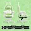 QingMoon Cat Ears Gaming Chair, Ergonomic Office Chair, Adjustable Swivel Desk Chair, Reclining Computer Chair with Removable Headrest for Office - 4 of 4