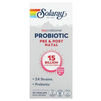 Solaray Mycrobiome Probiotic, Pre & Post Natal, 15 Billion, 30 VegCaps